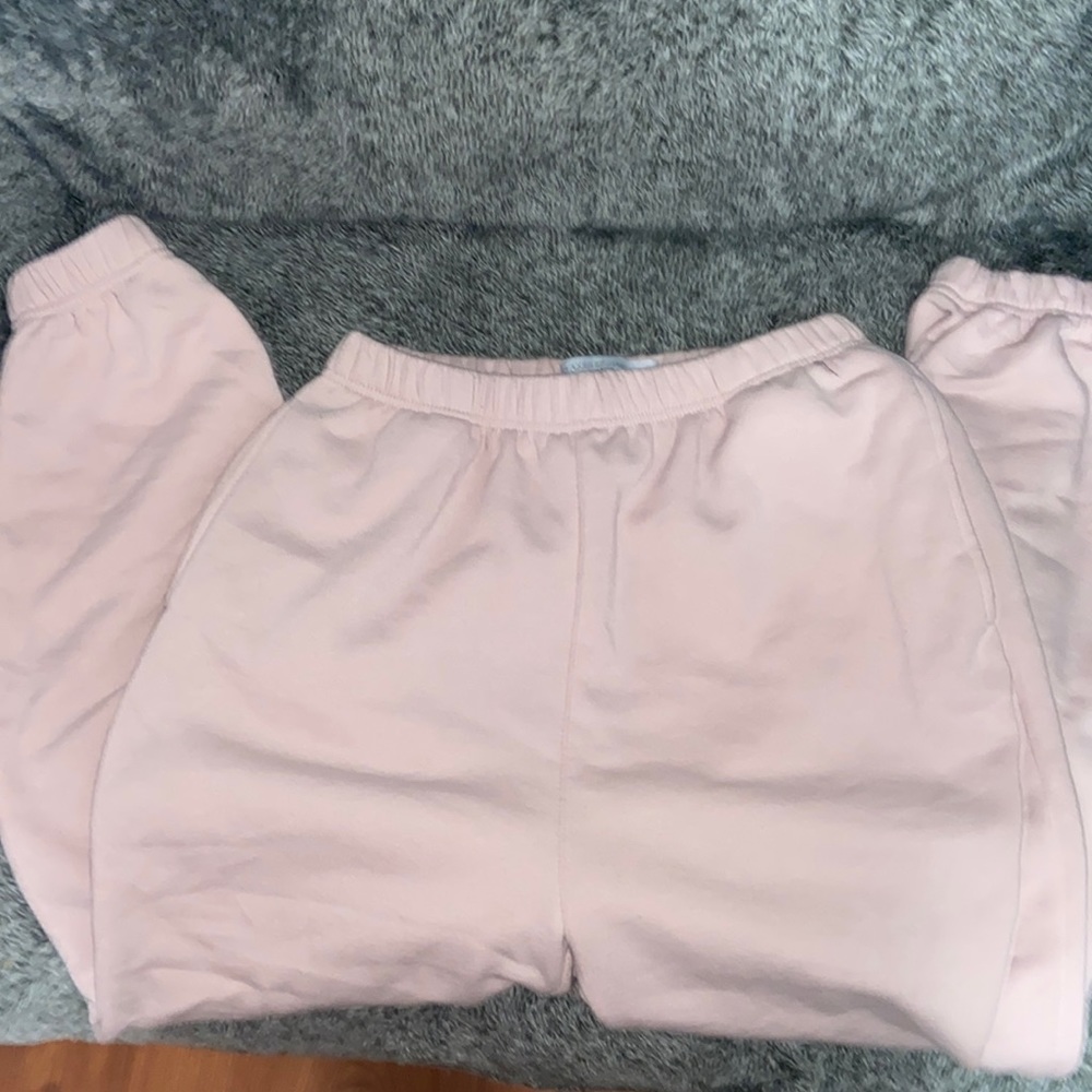 Baby Pink Oversized sweat pants